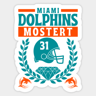 Miami Dolphins Mostert 31 Edition 2 Sticker